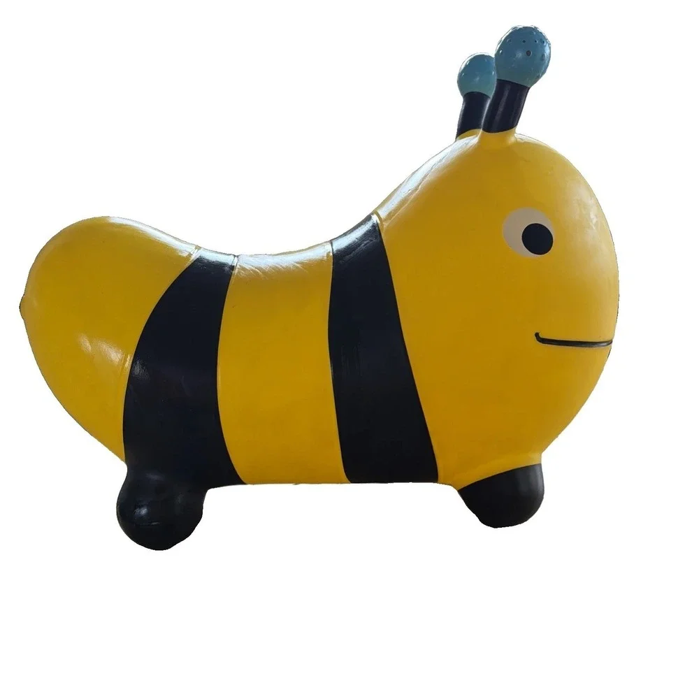 Bouncy Bee Hopper Toddler B. toys Yellow Black Striped Ride-On Toy